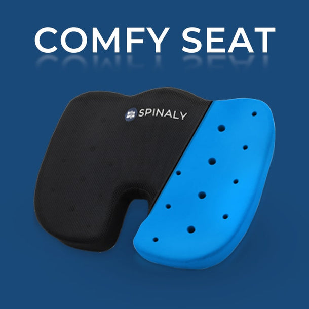  כרית ישיבה להקלת כאבי גב תחתון וכאבי גב קומפי סיט של חברת ספינאלי Spinaly Comfy Seat